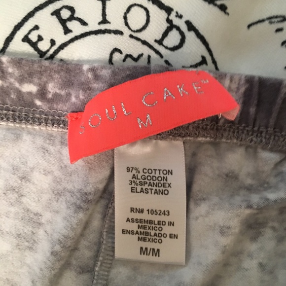 3 for $15 Sale: Soul Cake Cement Tie-Dye Leggings - Picture 4 of 5